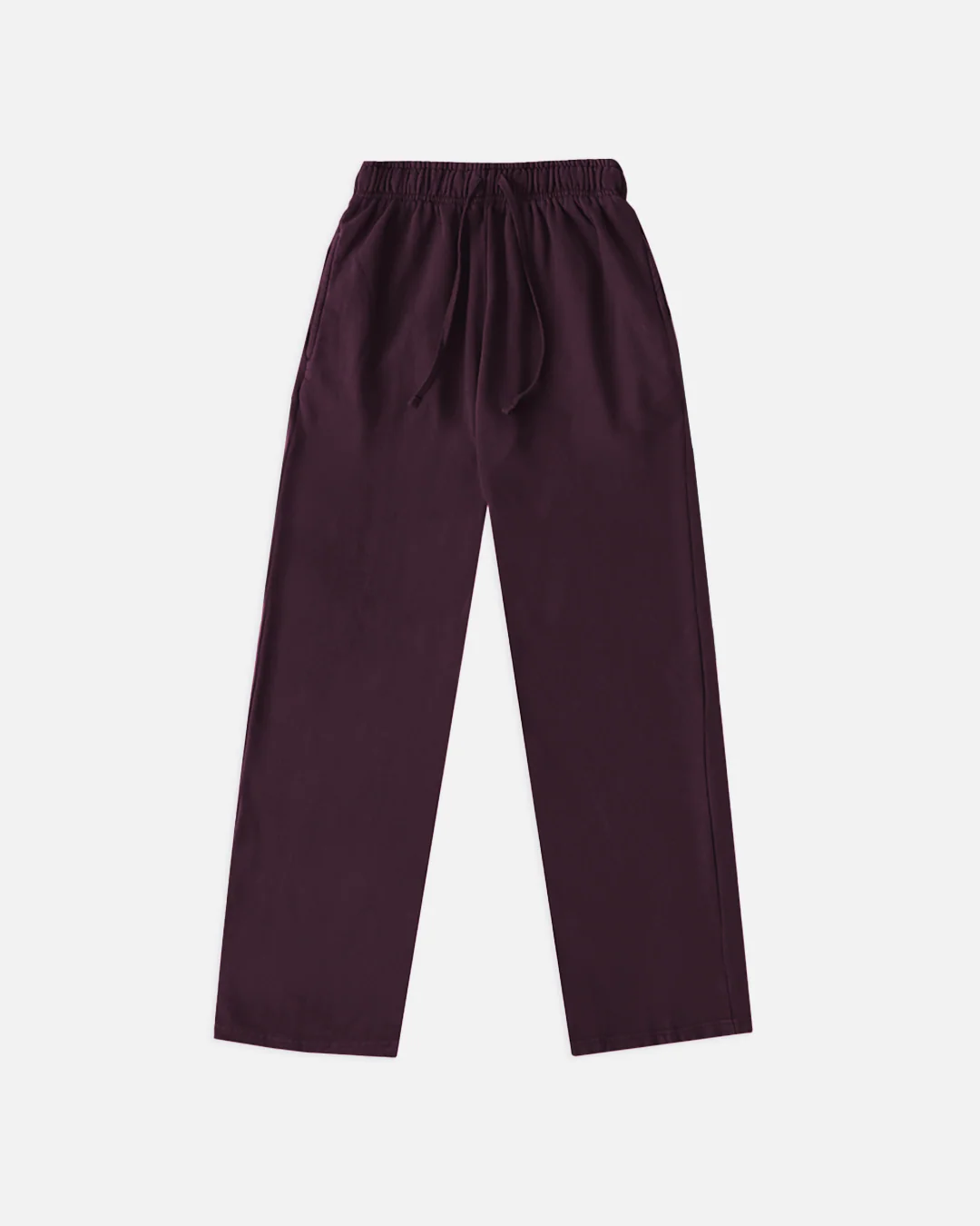 1061-open-bottom-sweatpants-wine-1.webp Open Bottom Sweatpants - Wine