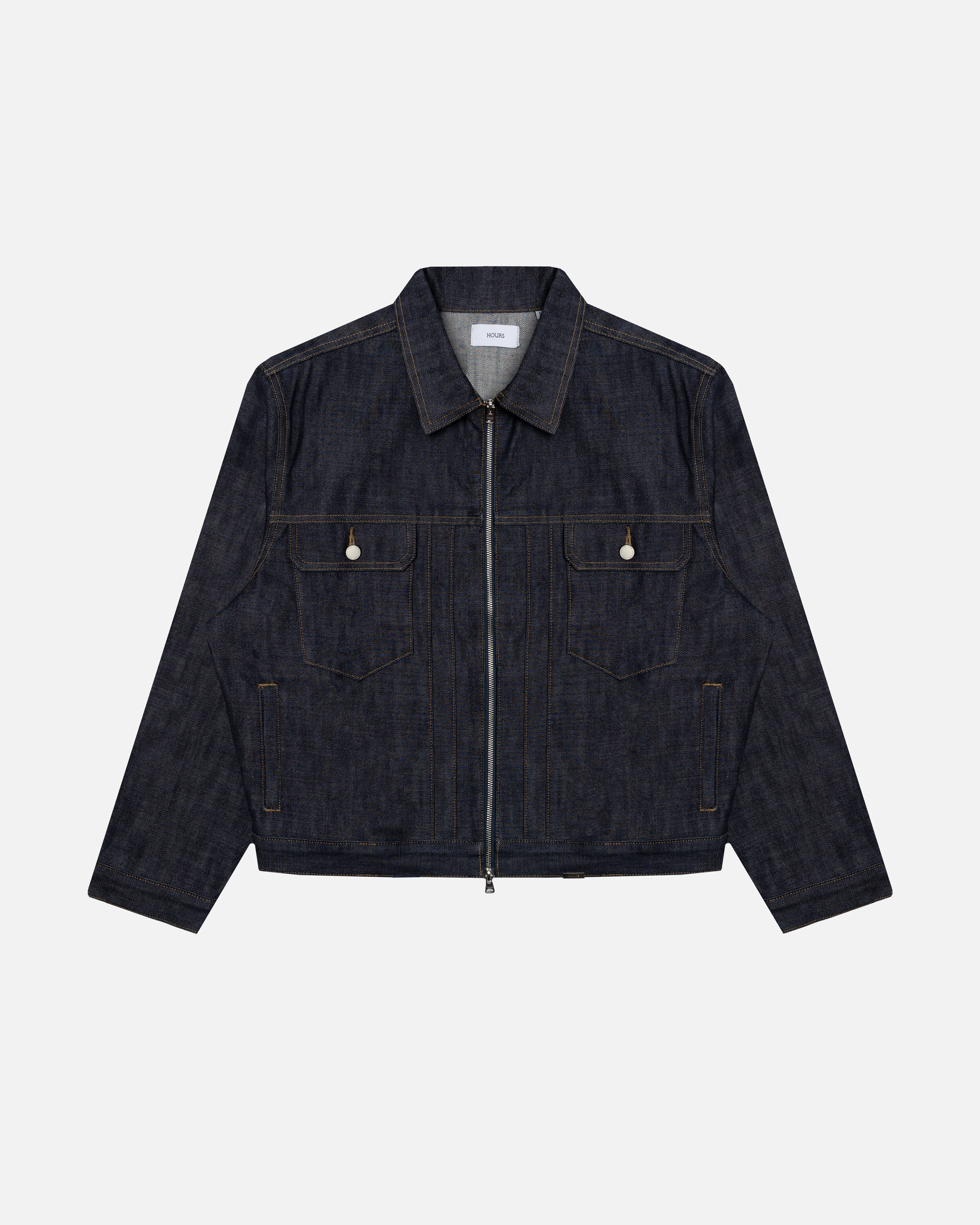 Raw Denim Jacket - Indigo