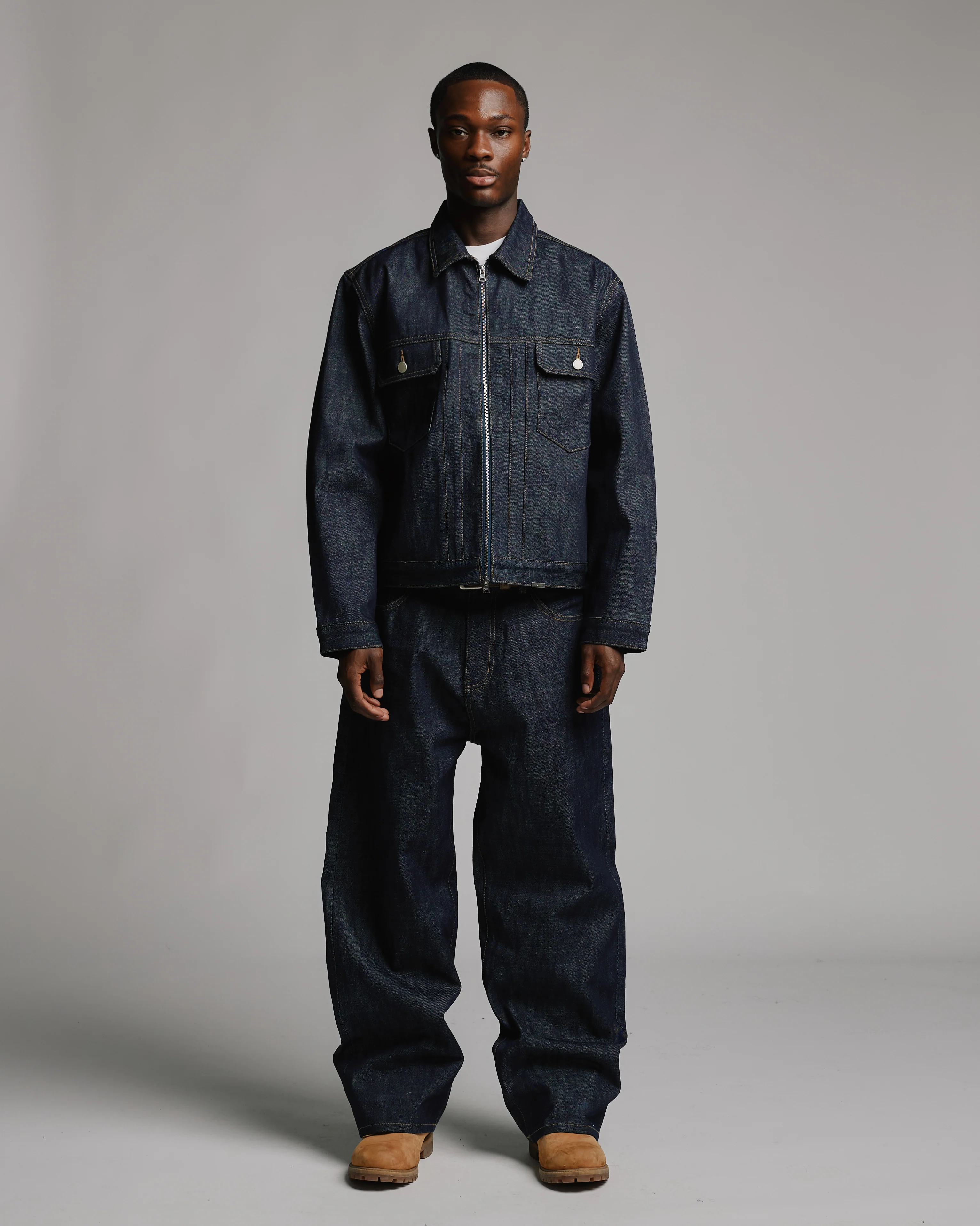 Raw Denim Jacket - Indigo