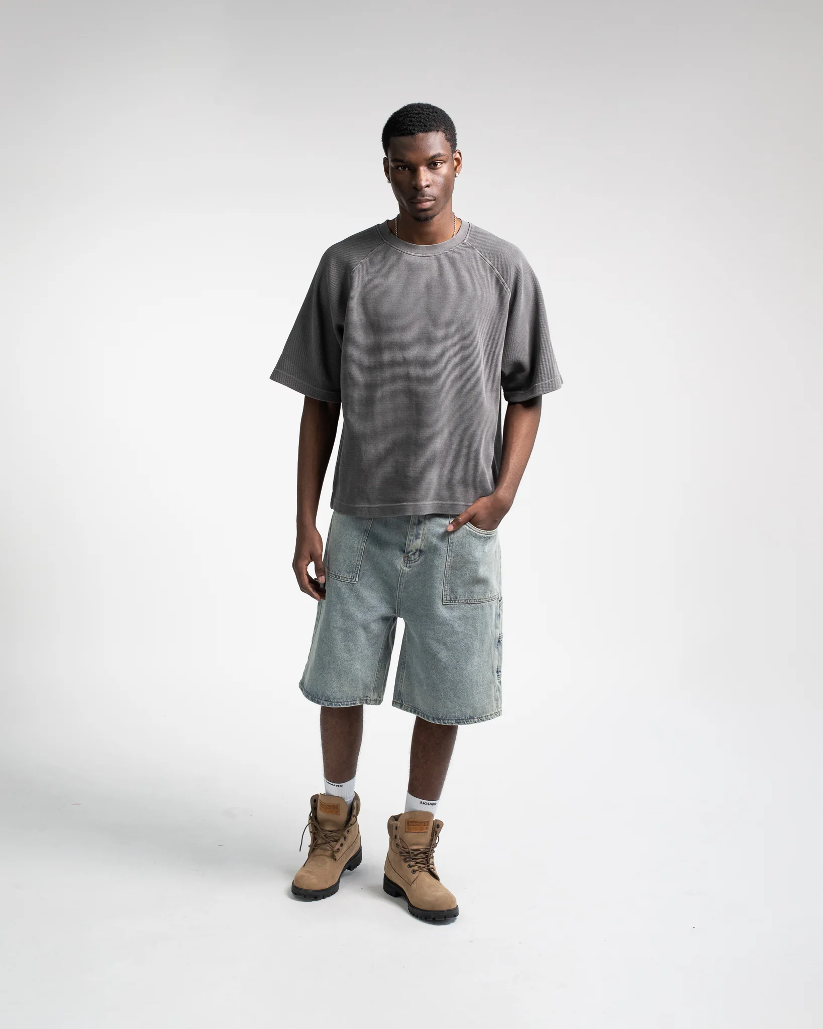 1242-thermal-boxy-t-shirt-vintage-grey-2.webp Thermal Boxy T-Shirt - Vintage Grey
