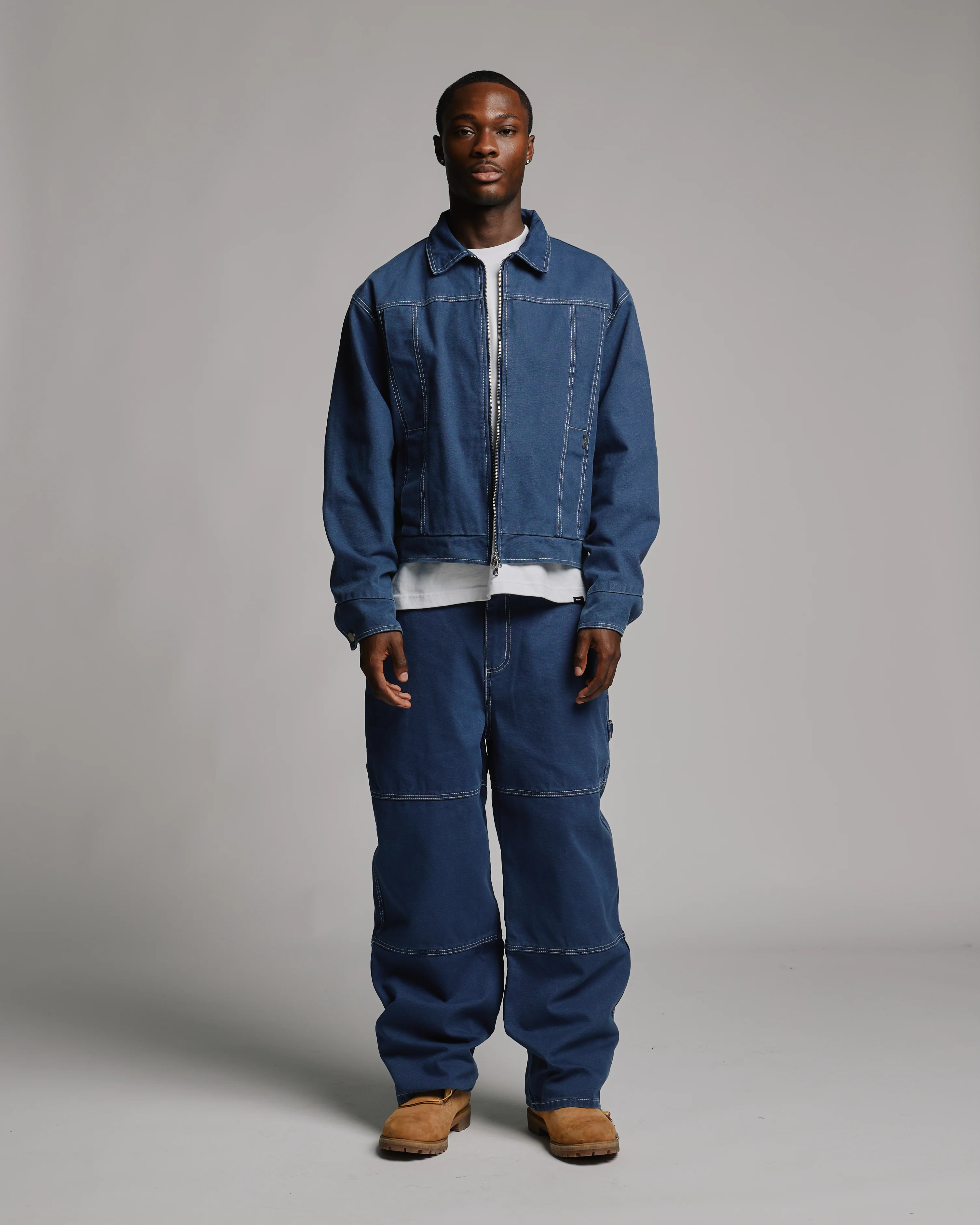 Workwear Jacket - Washed Blue
