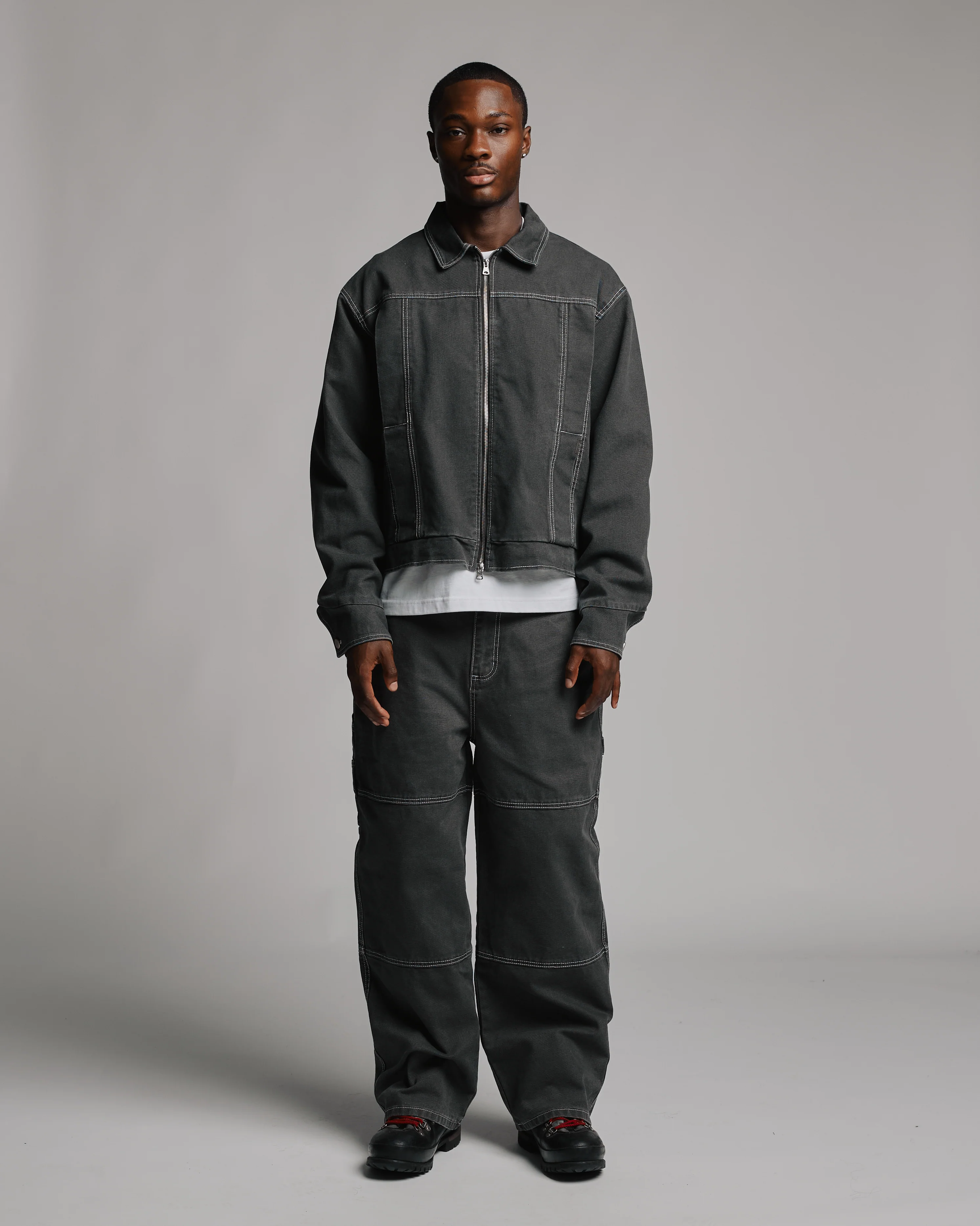 Workwear Jacket - Washed Grey