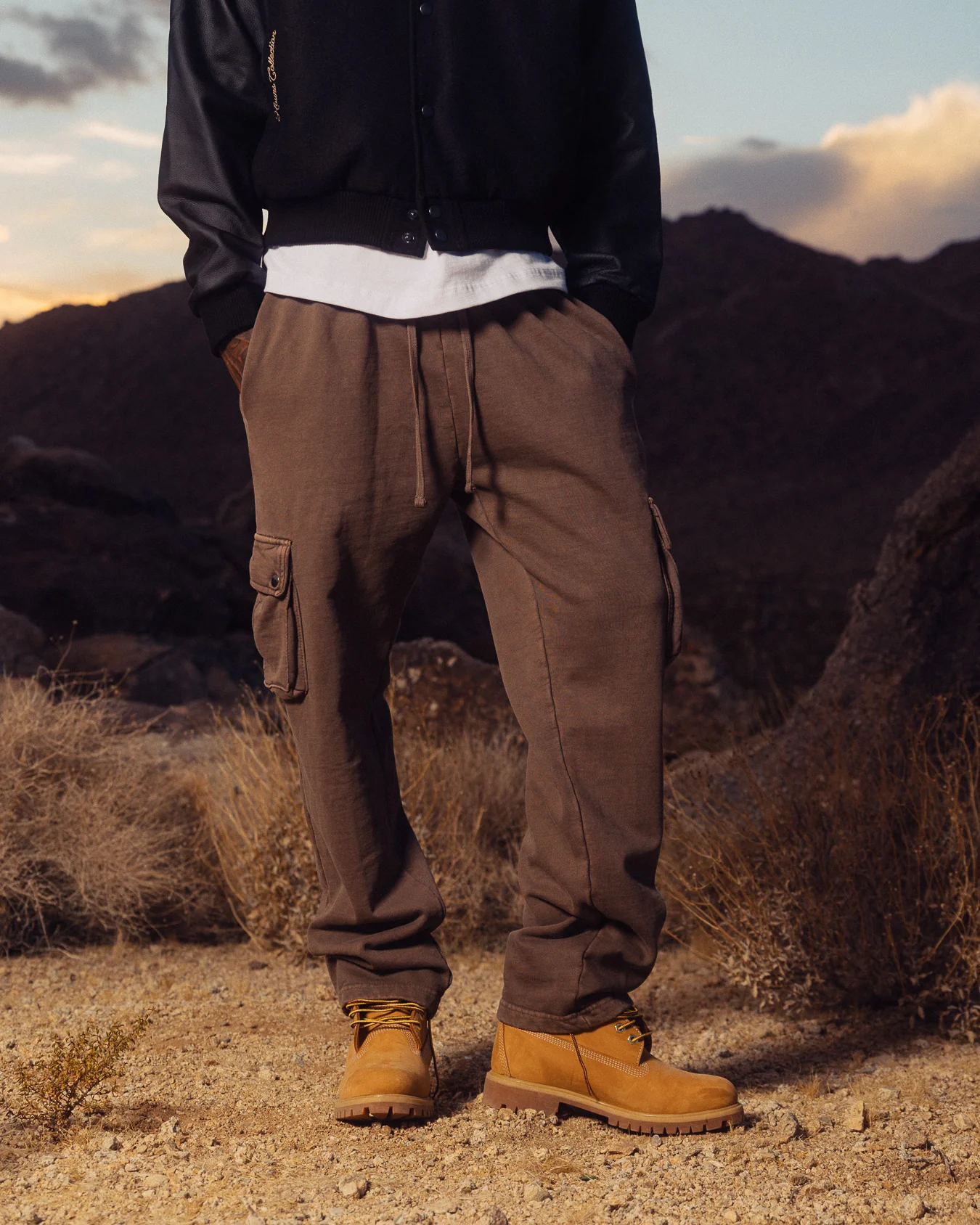 1353-cargo-sweatpants-vintage-brown-7.webp Cargo Sweatpants - Vintage Brown
