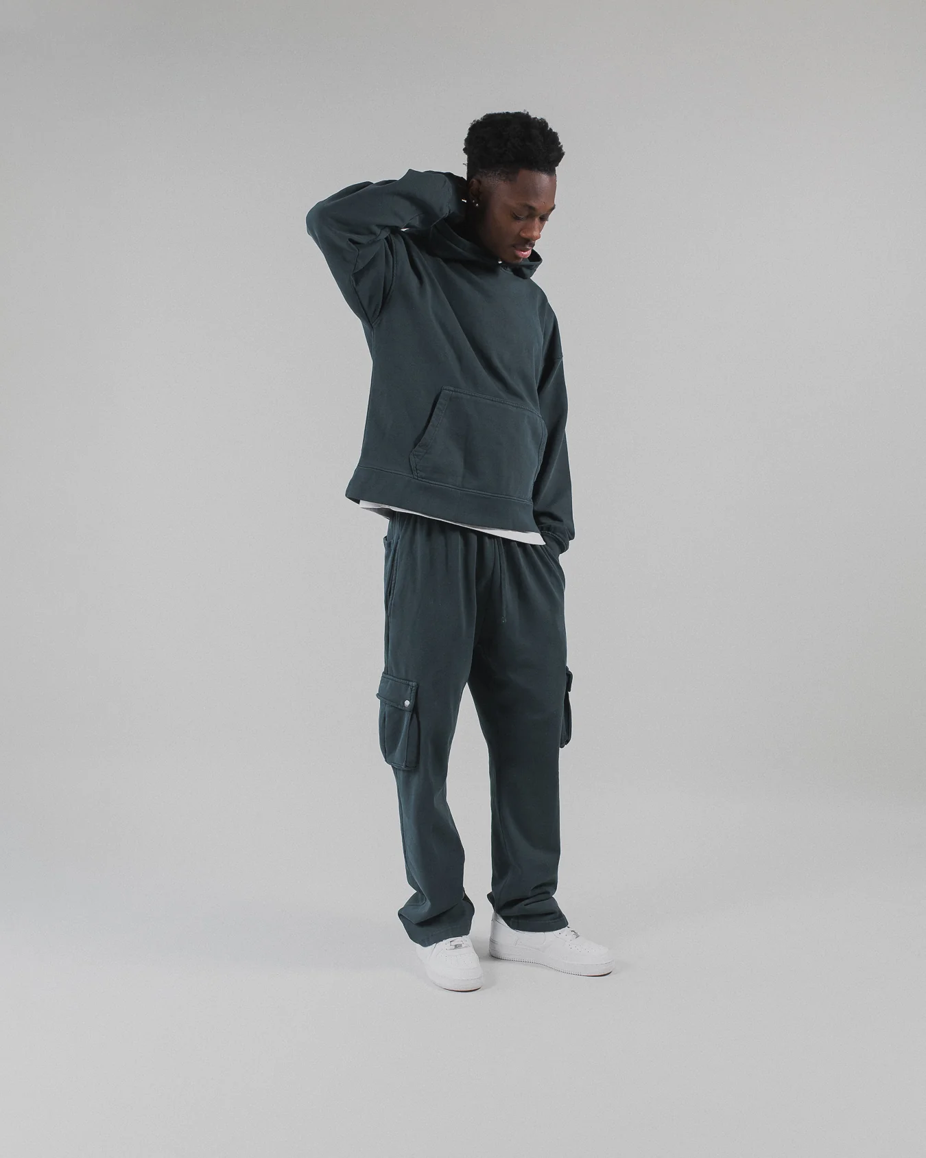 Cargo Sweatpants - Vintage Teal