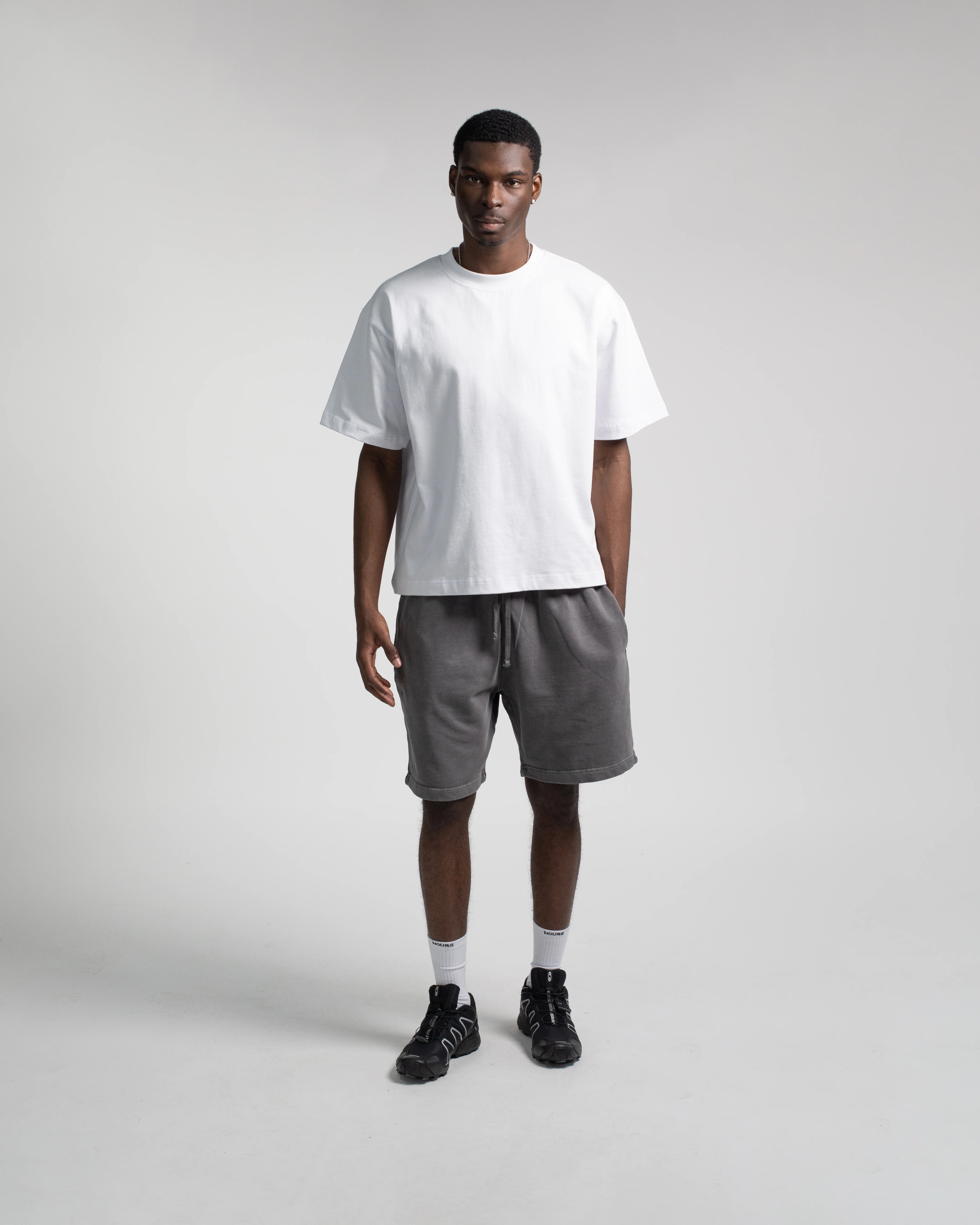 Cotton Shorts - Vintage Grey