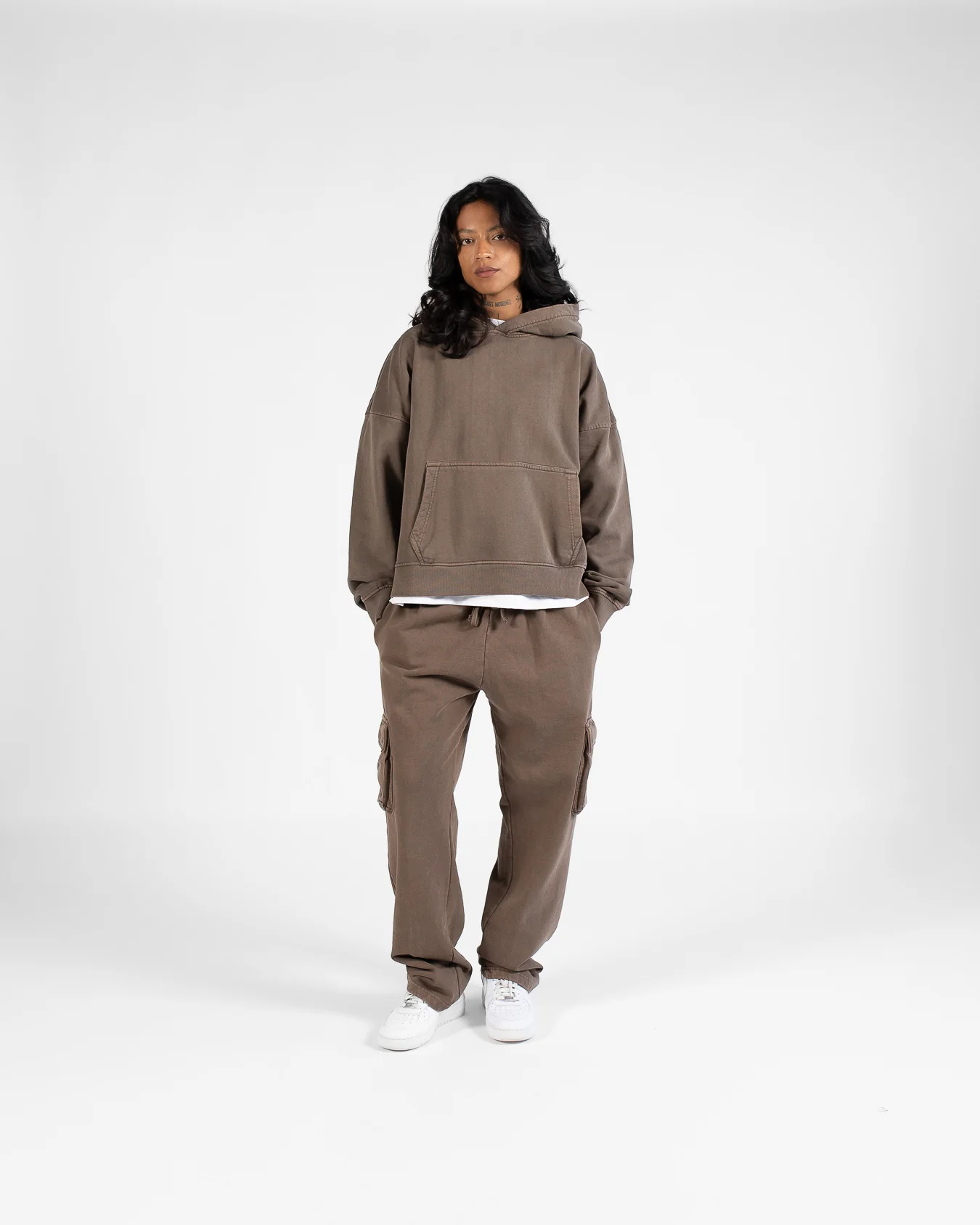 1581-cropped-hoodie-vintage-brown-6.webp Cropped Hoodie - Vintage Brown