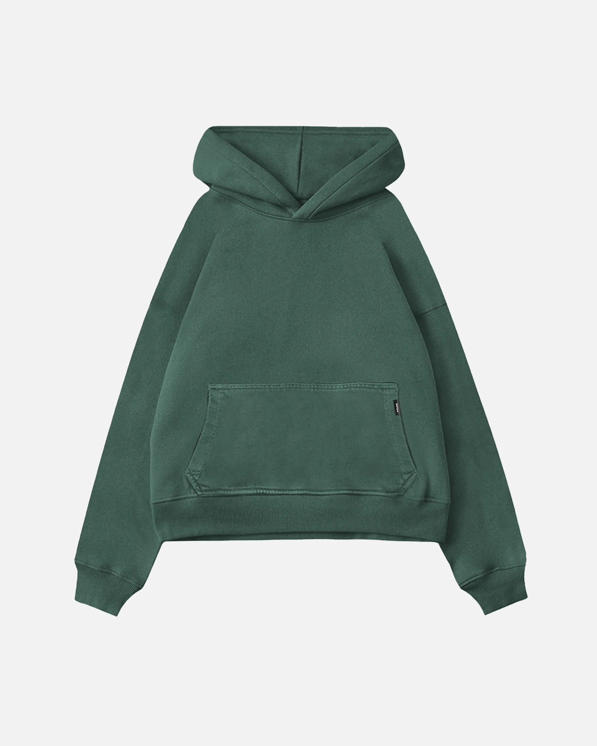 Cropped Hoodie - Vintage Green