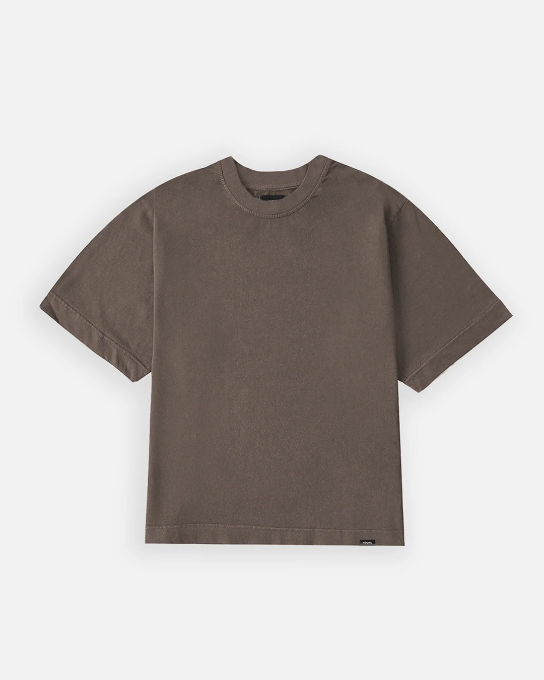 Cropped T-Shirt - Vintage Brown