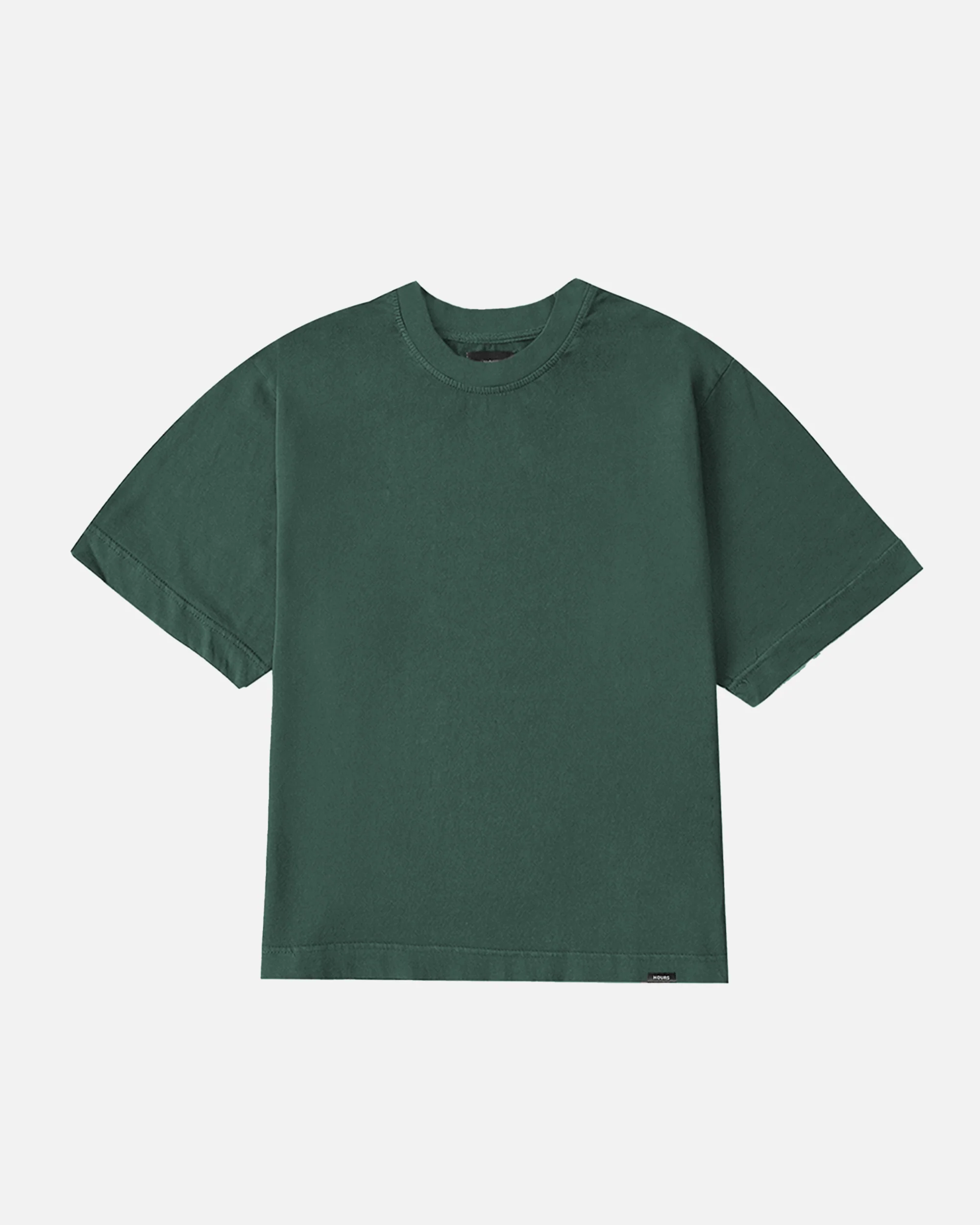 Cropped T-Shirt - Vintage Green