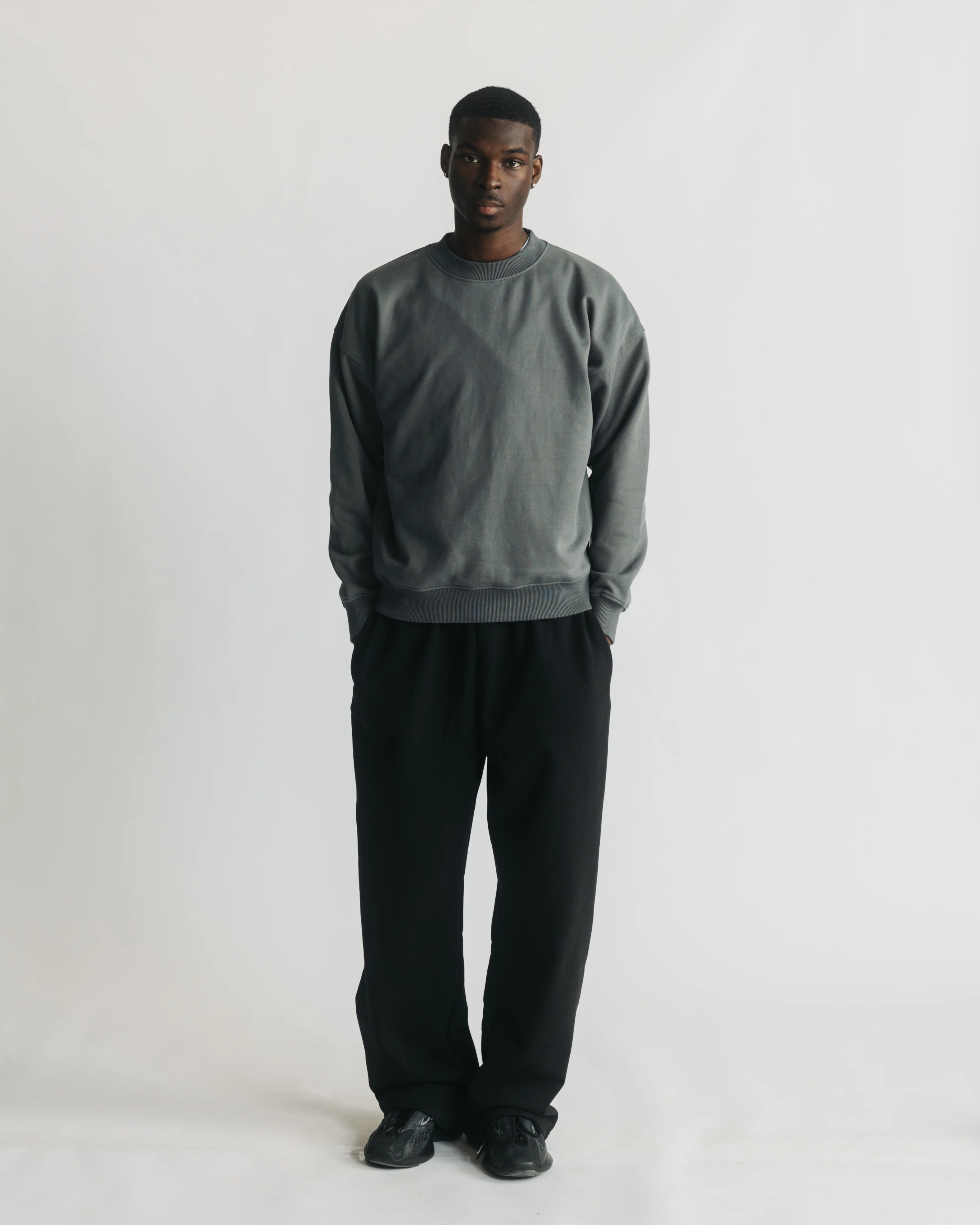 1696-drop-shoulder-crewneck-charcoal-2.webp Drop Shoulder Crewneck - Charcoal