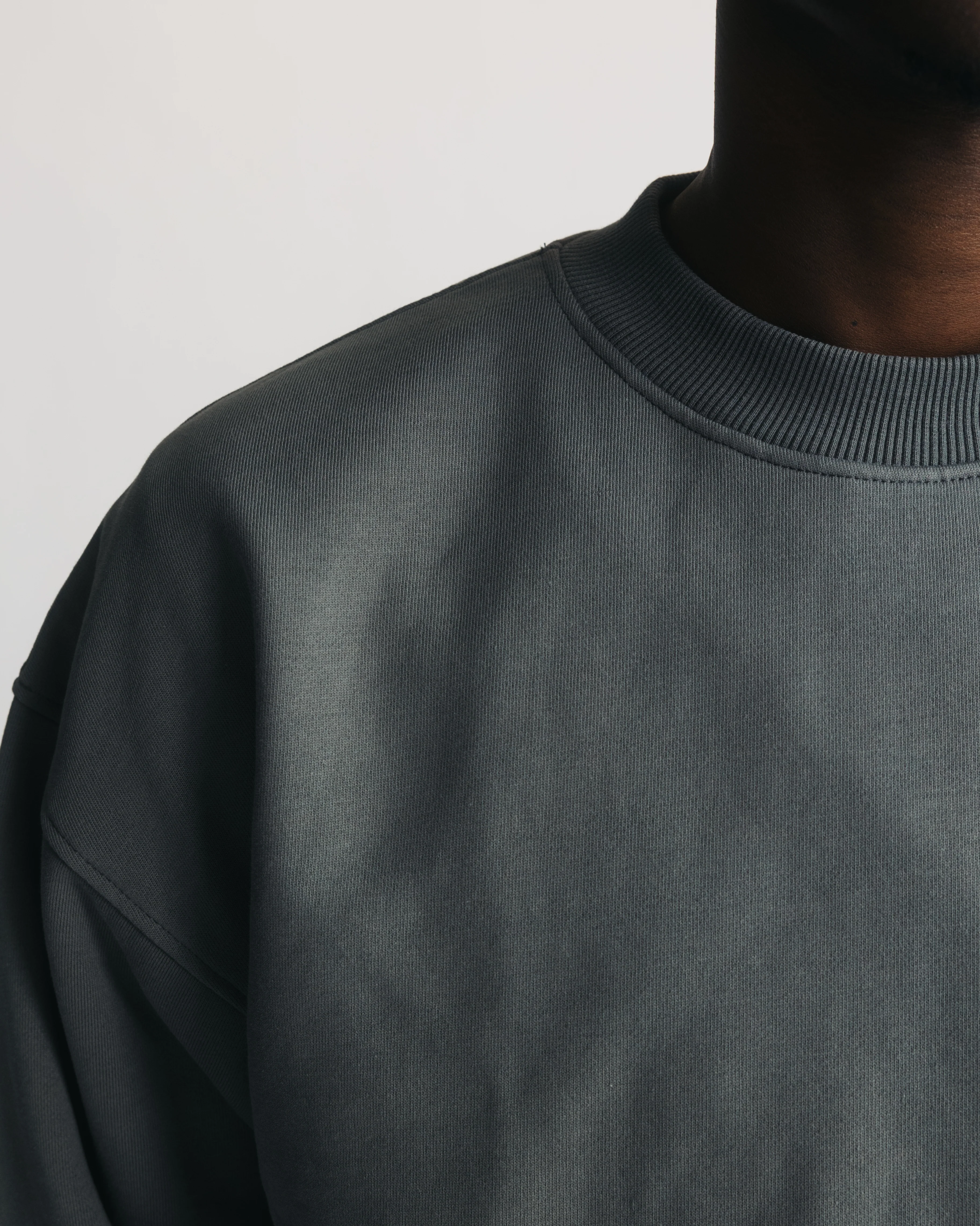 1696-drop-shoulder-crewneck-charcoal-4.webp Drop Shoulder Crewneck - Charcoal