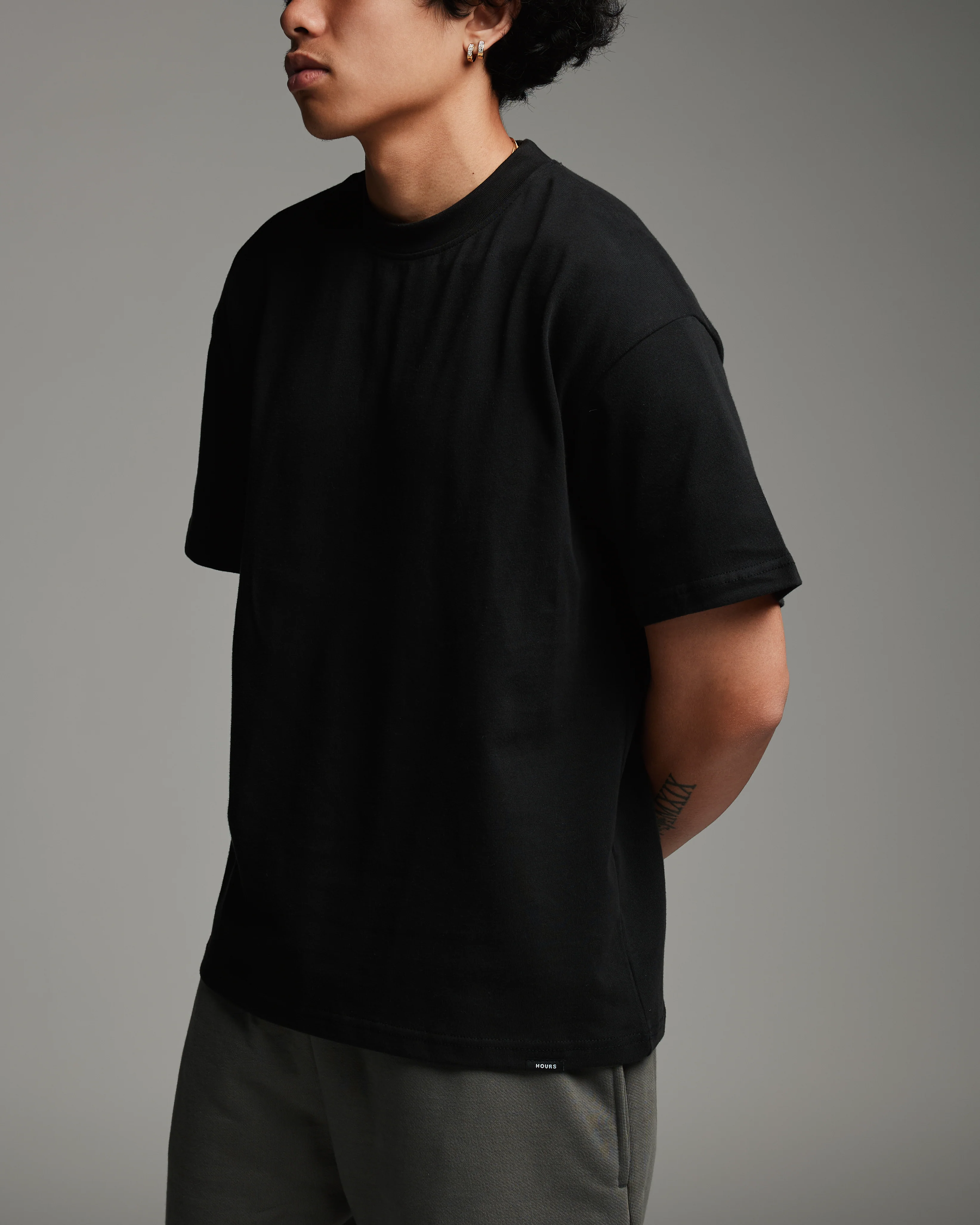 1852-drop-shoulder-t-shirt-black-7.webp Drop Shoulder T-Shirt - Black