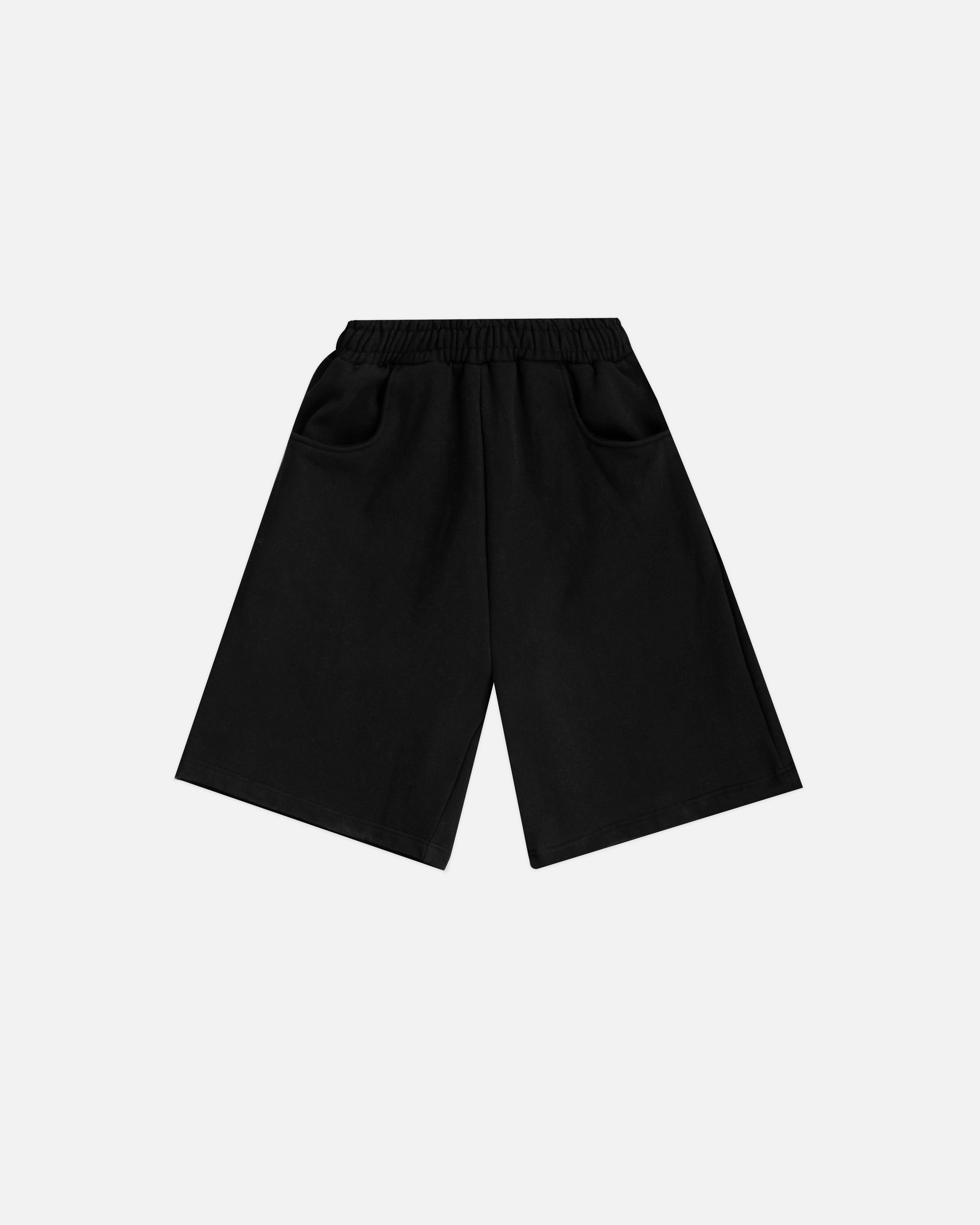 Baggy Sweatshorts - Black