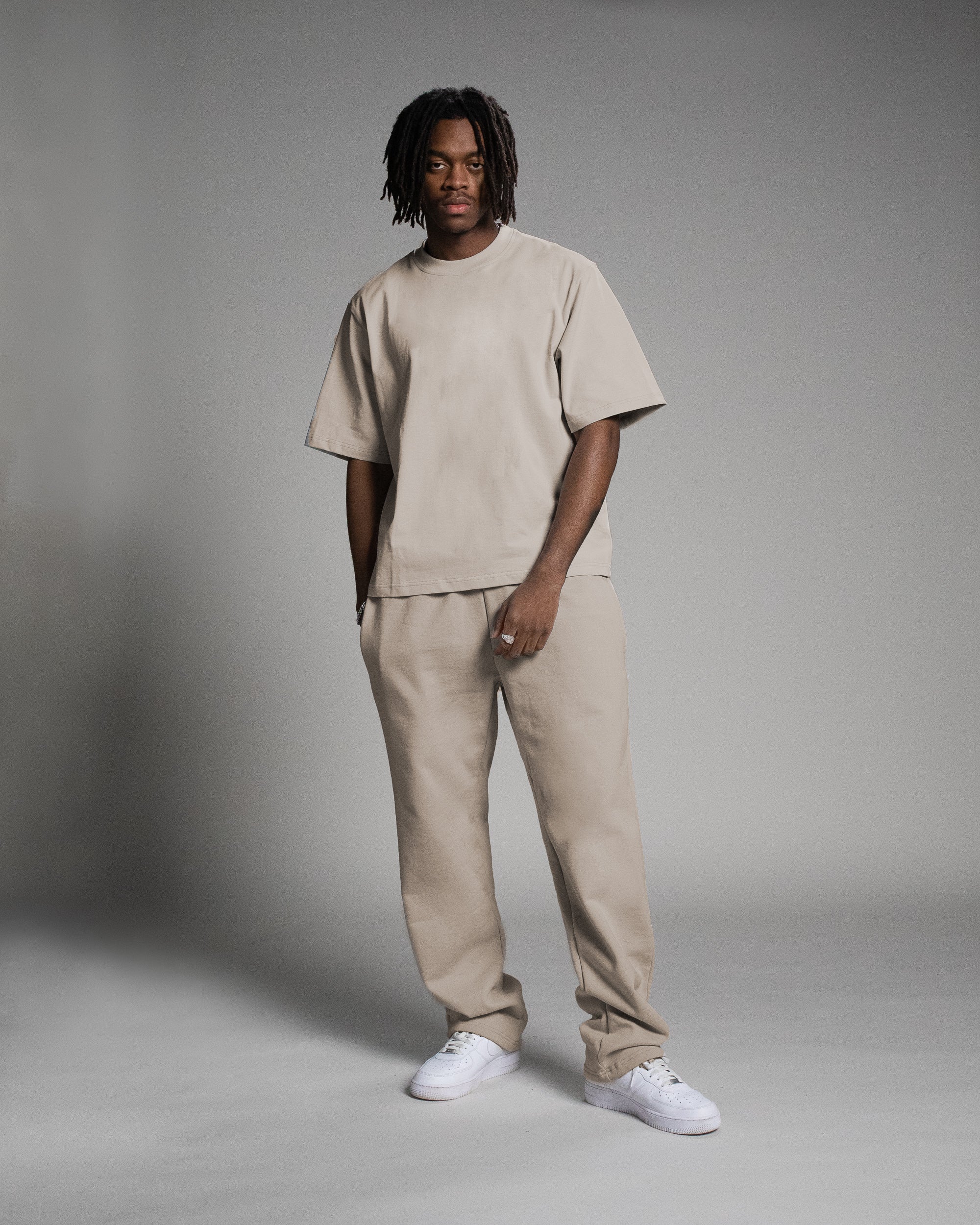 2124-open-bottom-sweatpants-sand-4.jpg Open Bottom Sweatpants - Sand