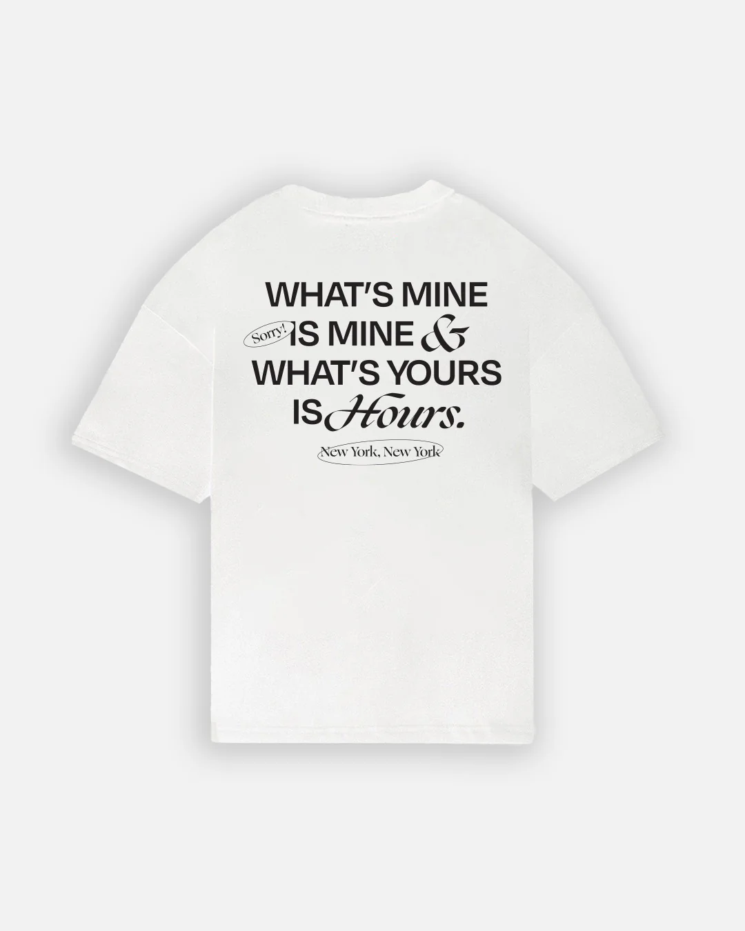 2223-yours-is-hours-t-shirt-white-1.webp Yours is Hours T-Shirt - White