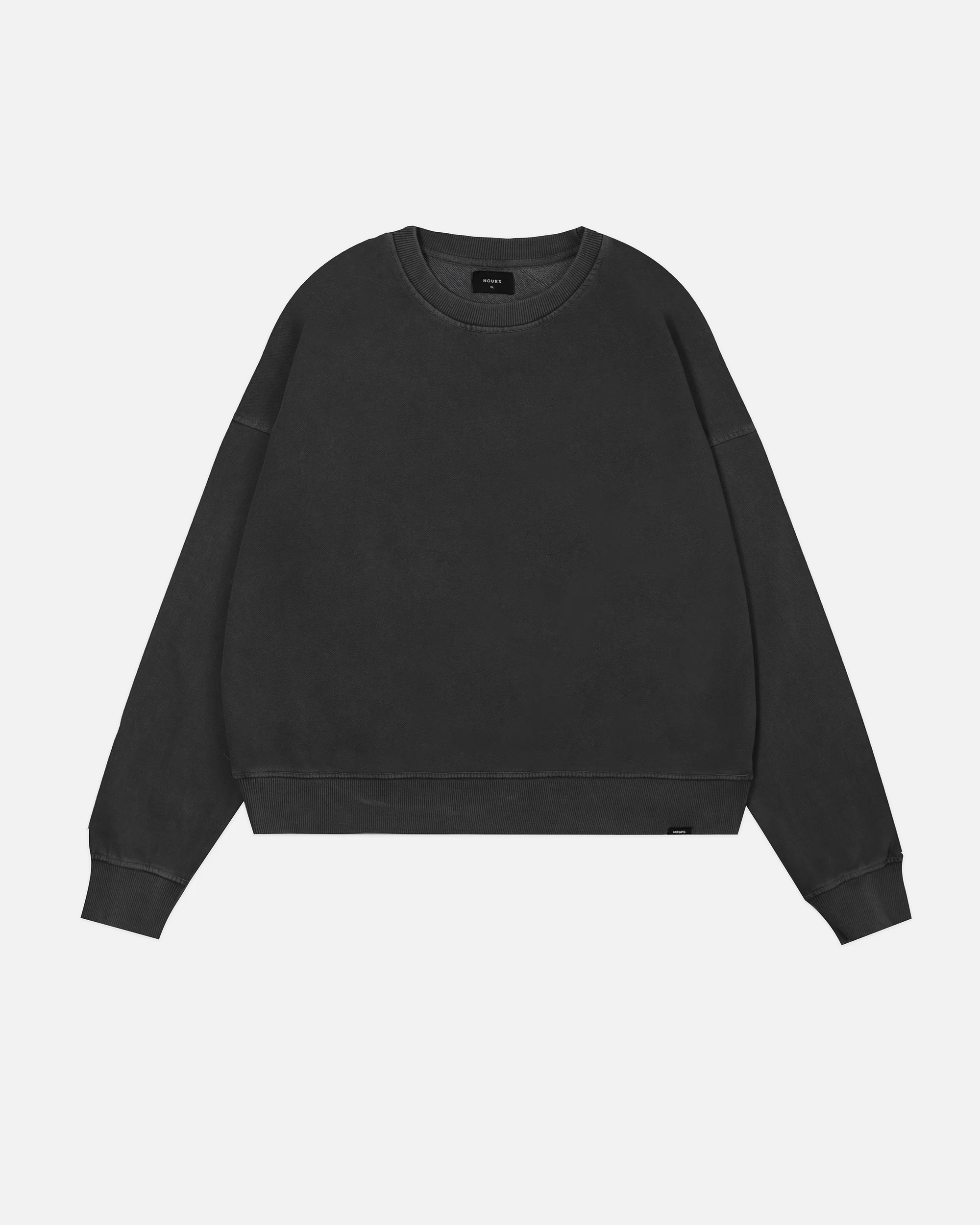 357-cropped-crewneck-vintage-black-1.webp Cropped Crewneck - Vintage Black
