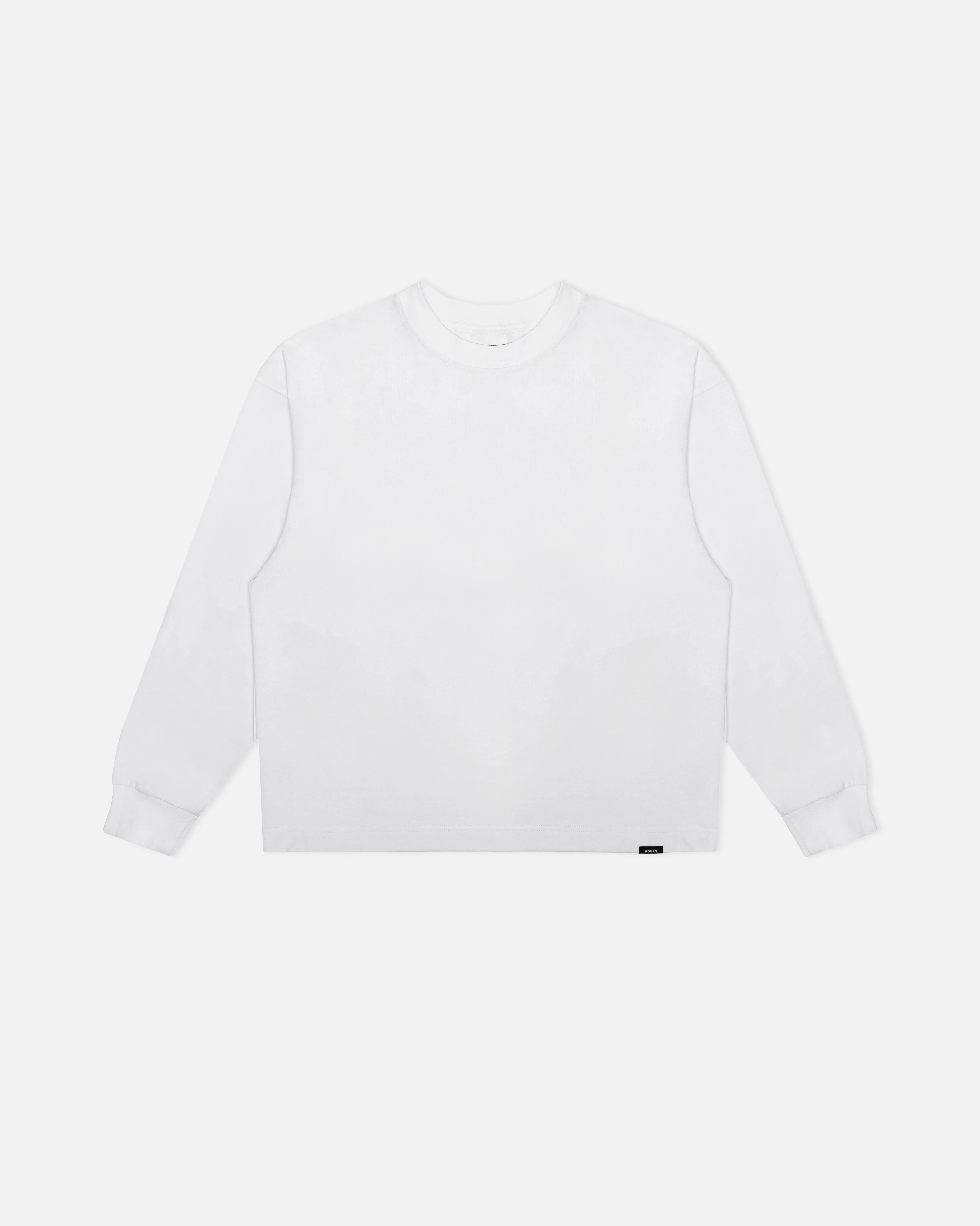 Cropped Long Sleeve - White