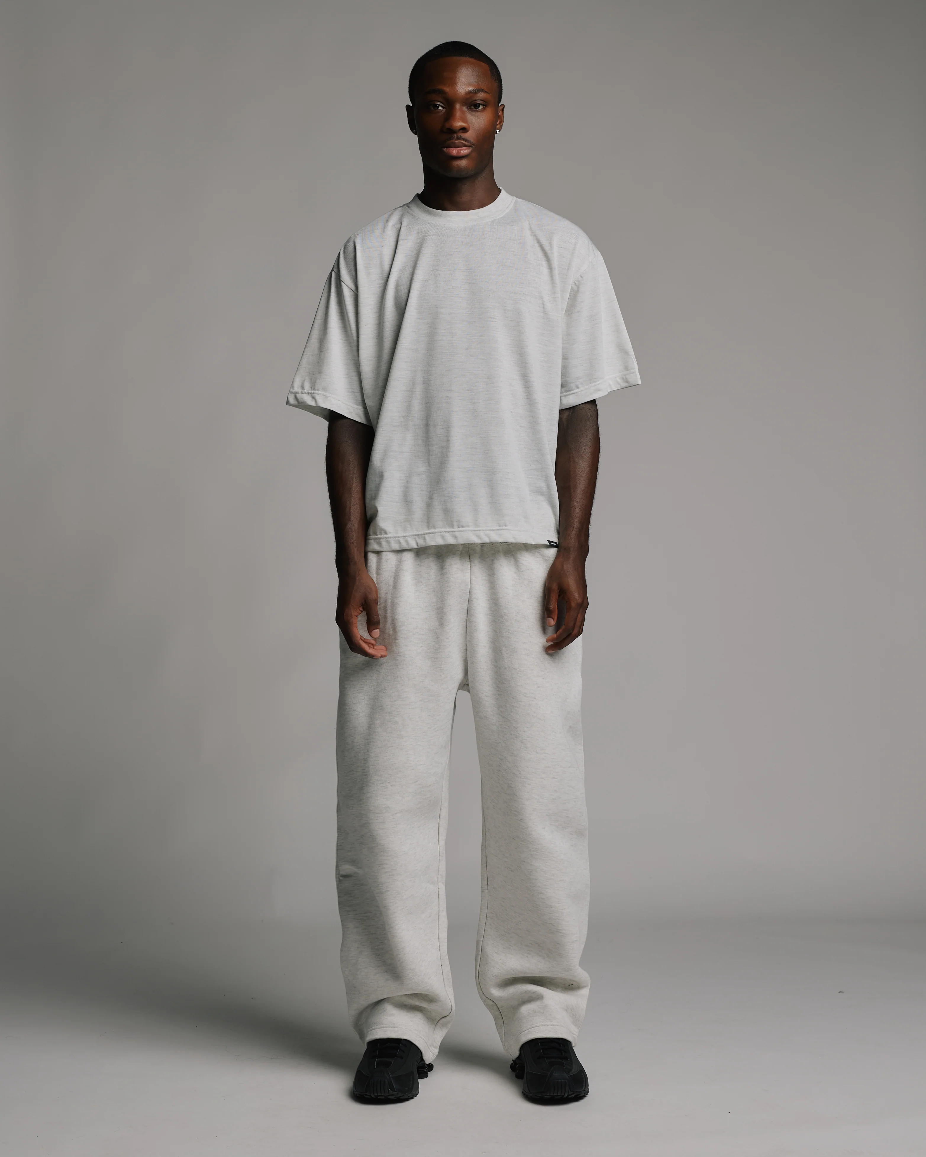 Cropped T-Shirt - Ash