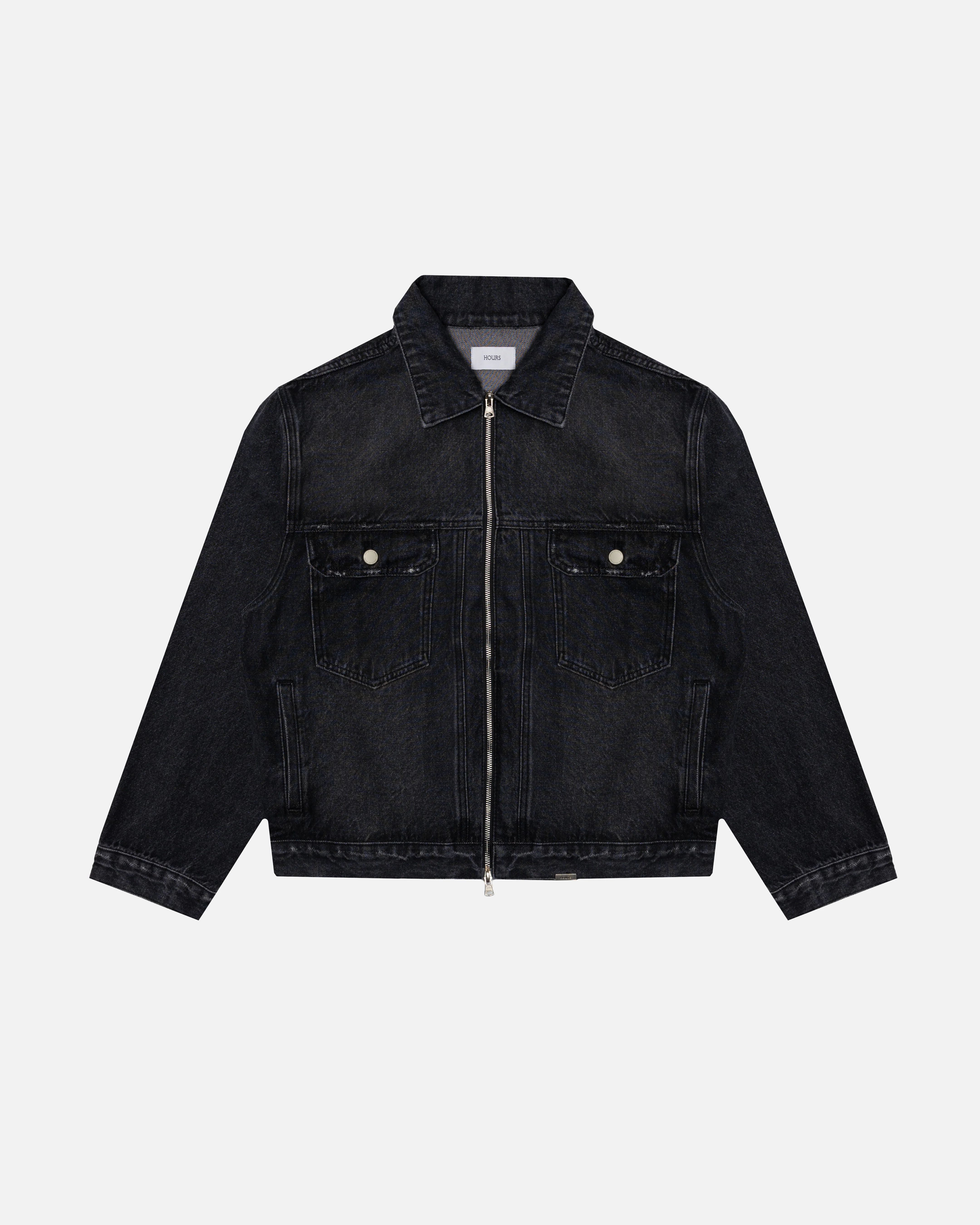 561-denim-zip-jacket-washed-black-1.webp Denim Zip Jacket - Washed Black