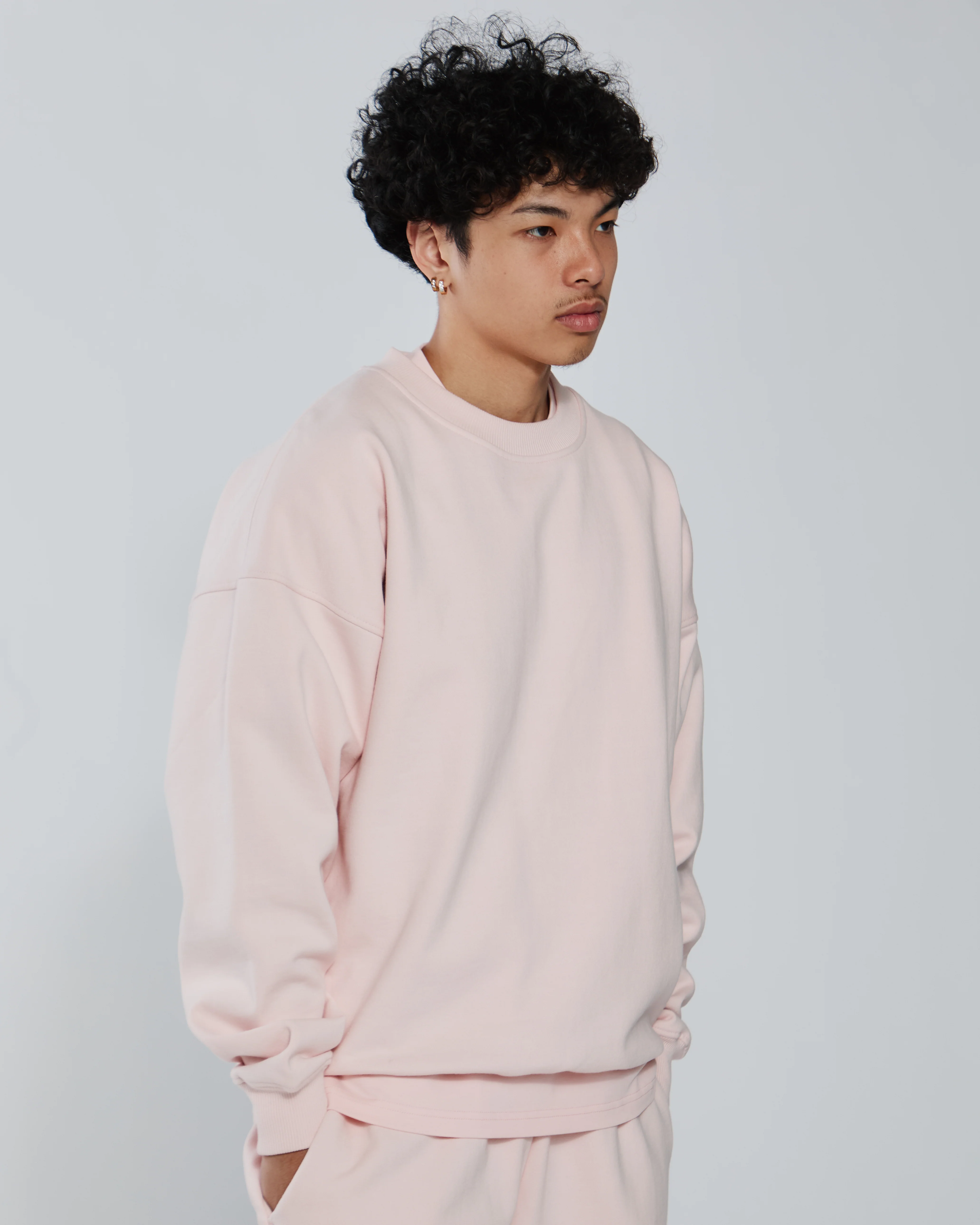 609-drop-shoulder-crewneck-blush-5.webp Drop Shoulder Crewneck - Blush