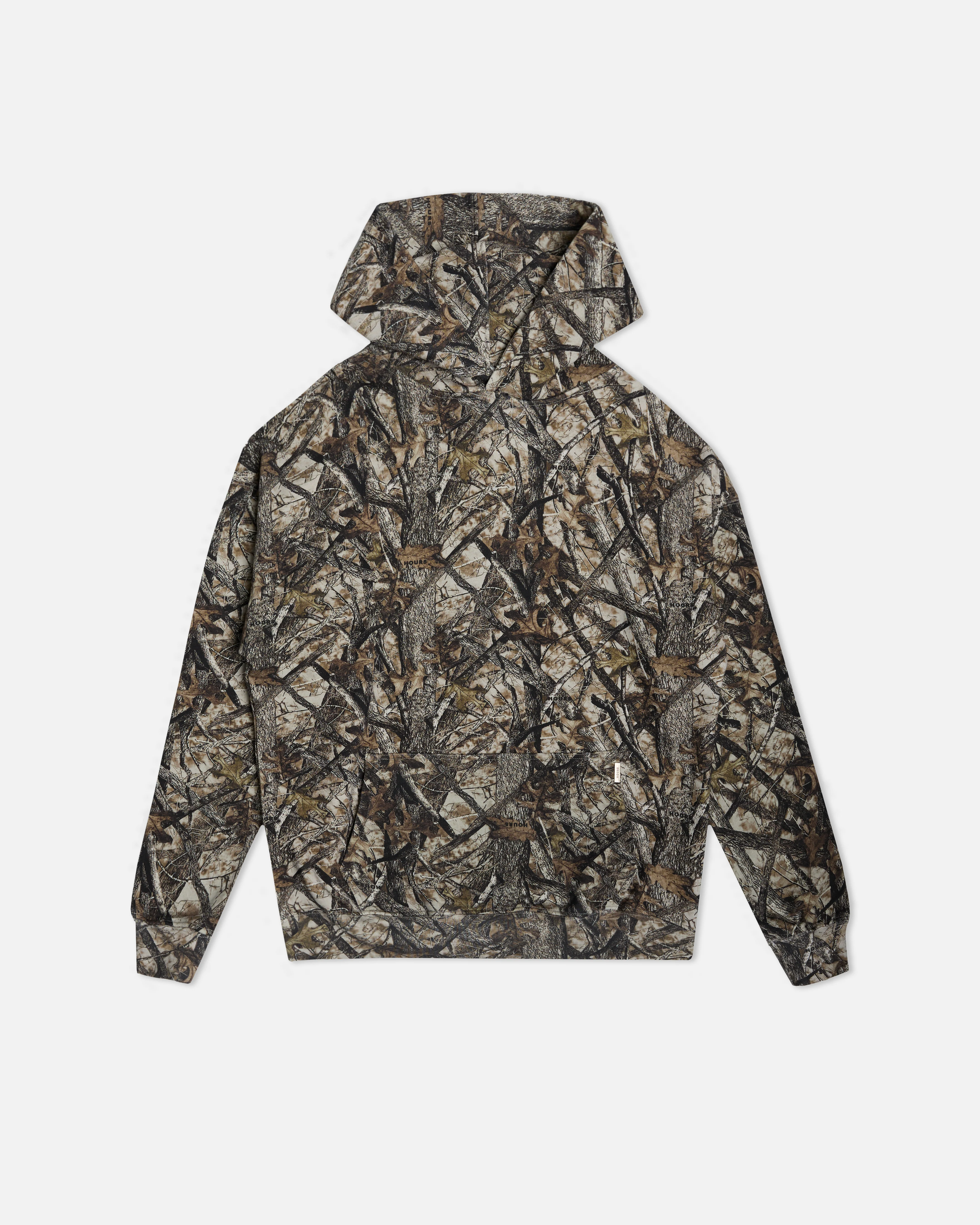 Drop Shoulder Hoodie - Camo