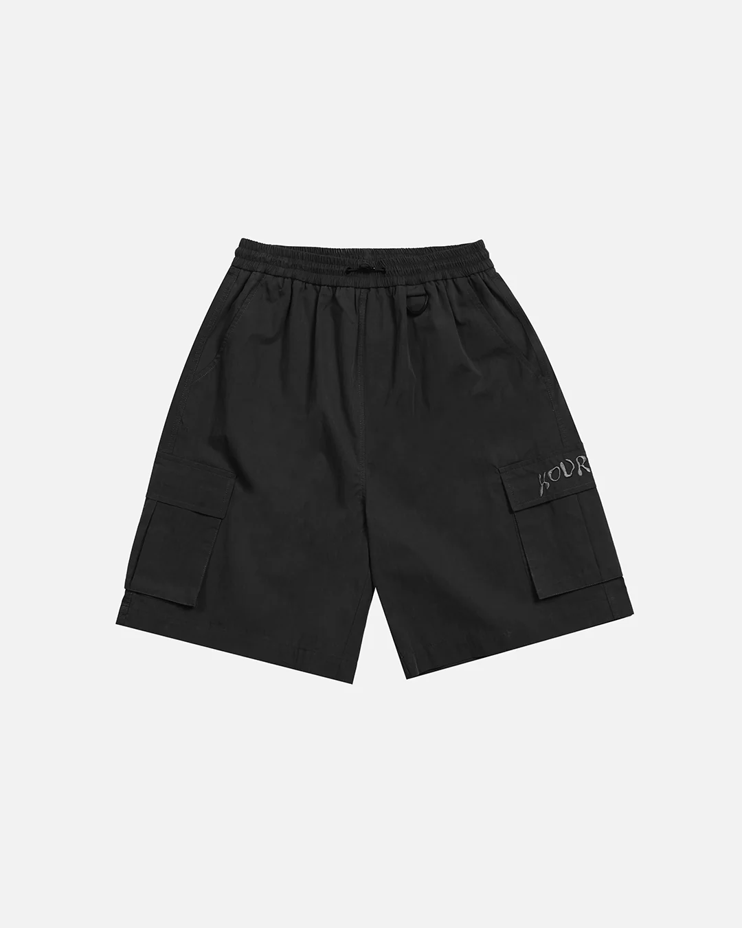 Baggy Nylon Shorts - Black