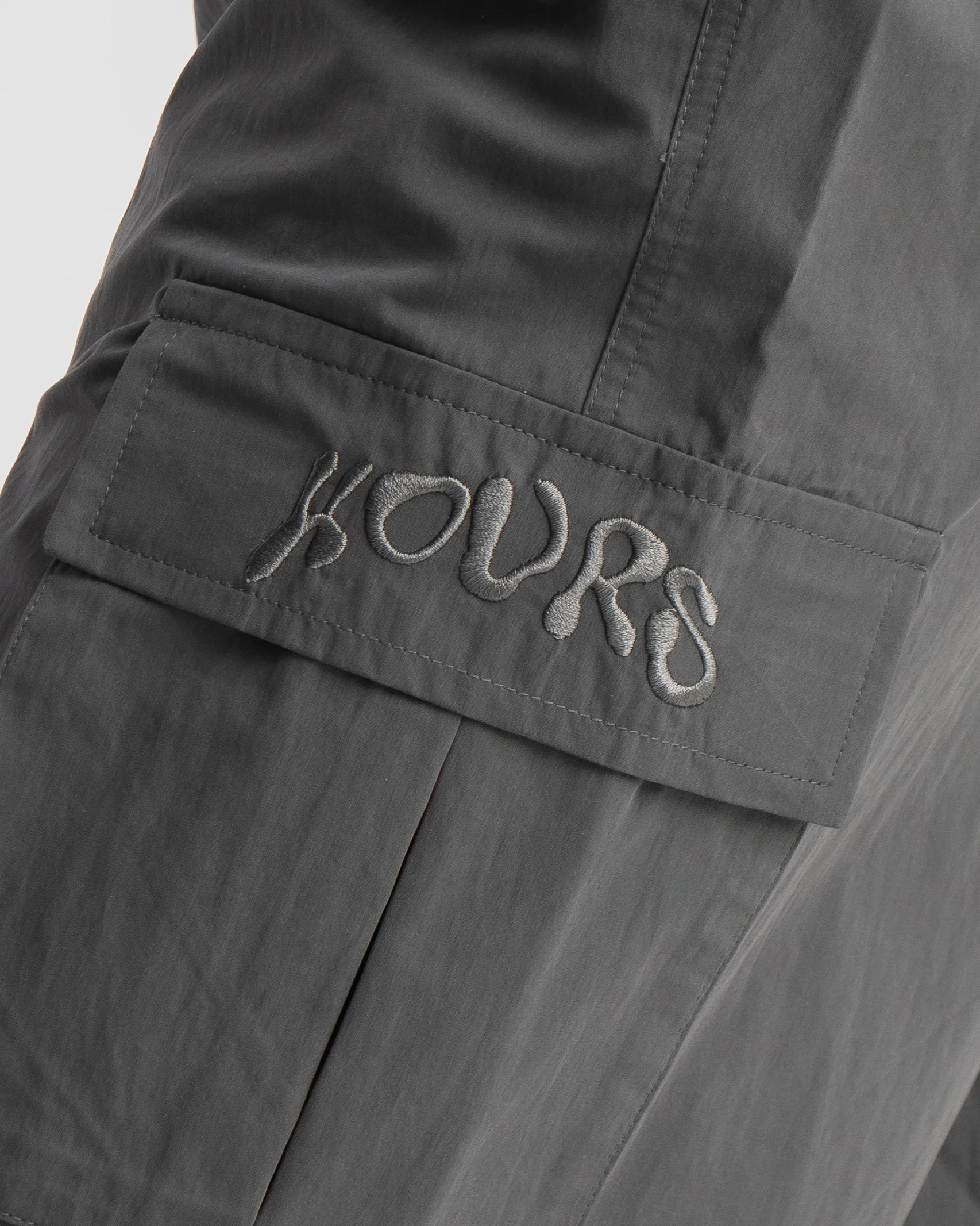 73-baggy-nylon-shorts-charcoal-4.webp Baggy Nylon Shorts - Charcoal