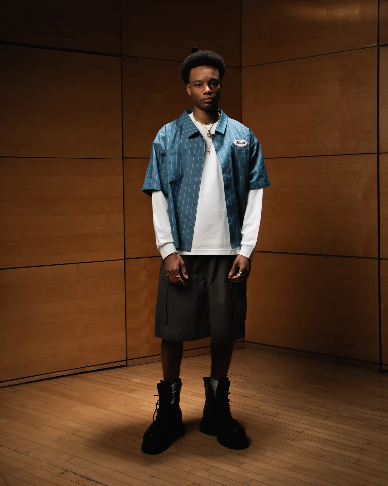 73-baggy-nylon-shorts-charcoal-5.webp Baggy Nylon Shorts - Charcoal