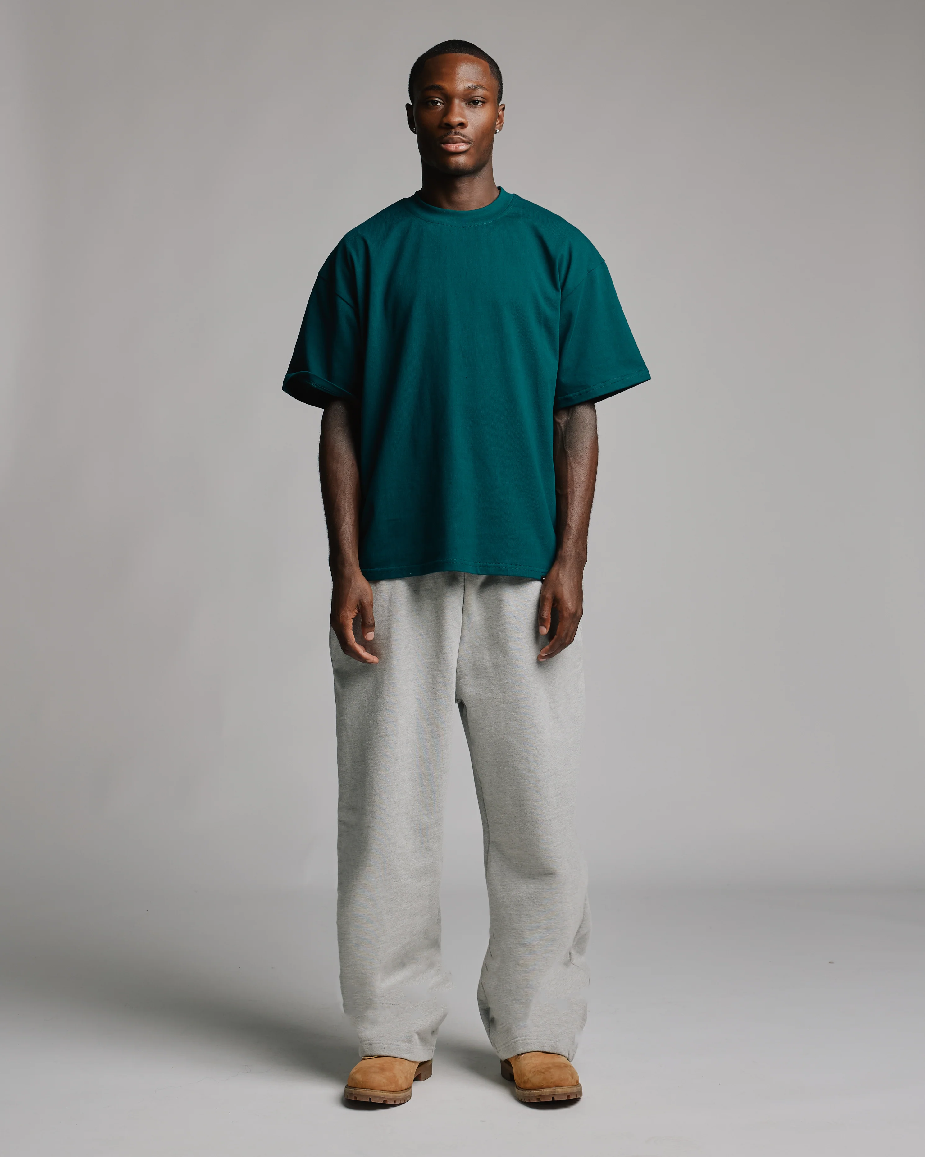 Drop Shoulder T-Shirt - Teal