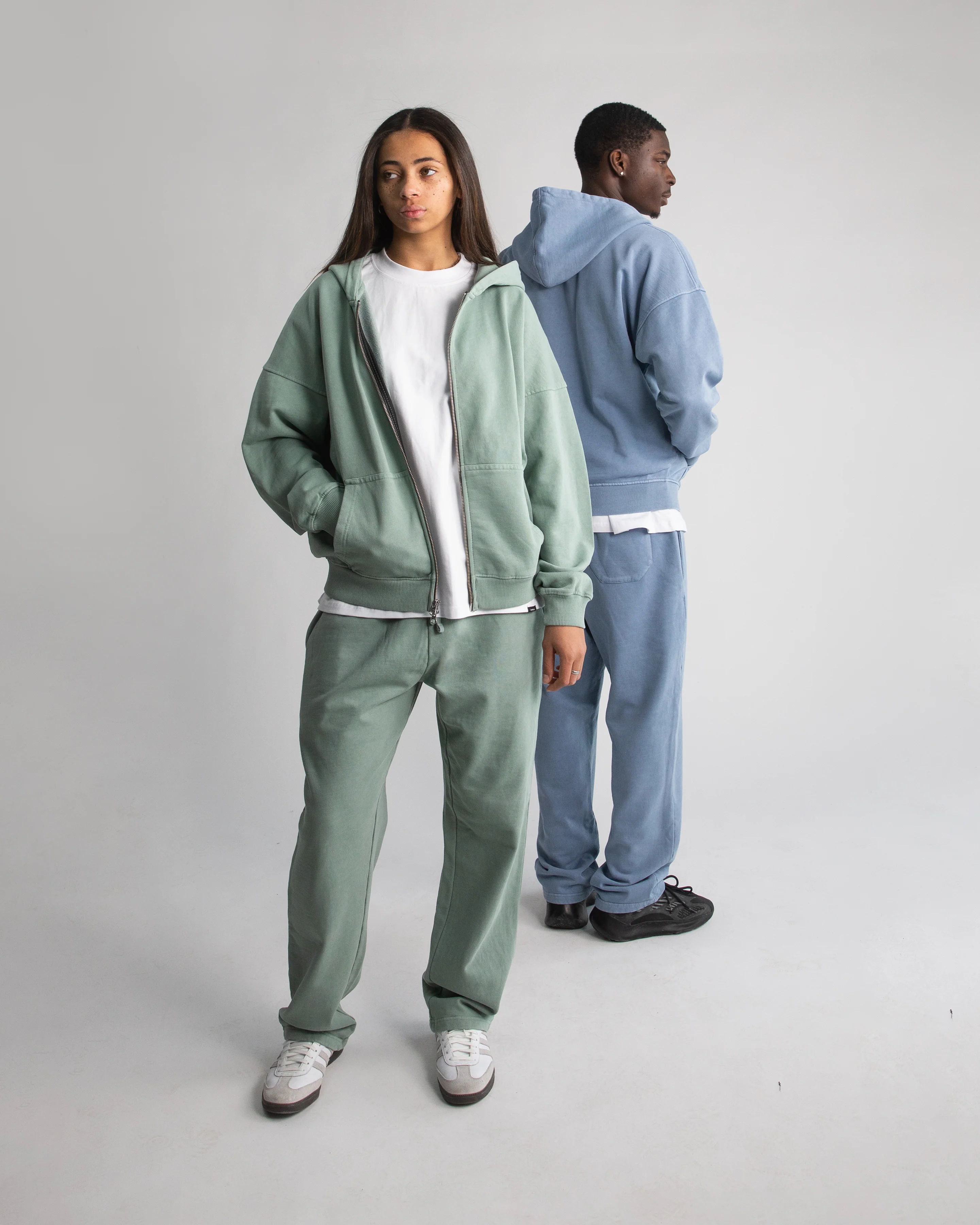 855-drop-shoulder-zip-hoodie-vintage-sage-5.webp Drop Shoulder Zip Hoodie - Vintage Sage