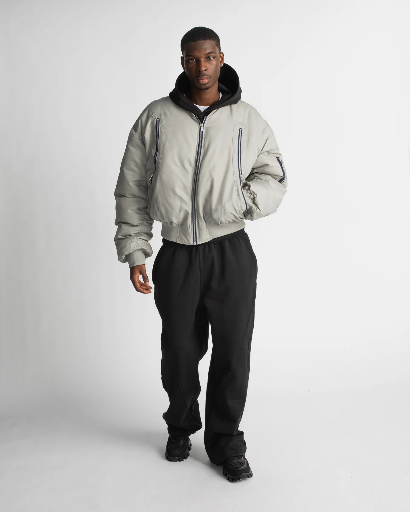 928-hours-x-saint-bomber-jacket-silver-2.webp Hours x Saint Bomber Jacket - Silver